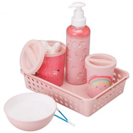 Kit Higiene Bebe Infantil Organizador Menina Menino Plasútil - Kit Higiene  Bebê - Magazine Luiza