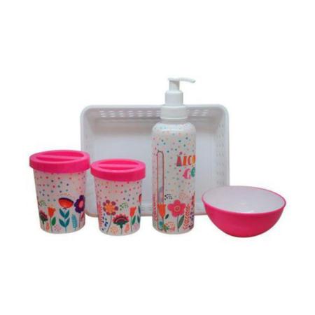 Kit Higiene Bebe Infantil Organizador Menina Menino Plasútil - Kit Higiene  Bebê - Magazine Luiza