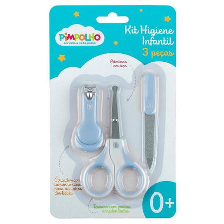 Kit Higiene Bebe Manicure Infantil Para Unhas Menina 3 Peças - Pimpolho Imagem de Kit Higiene Bebe Manicure Infantil Para Unhas Menina 3 Peças