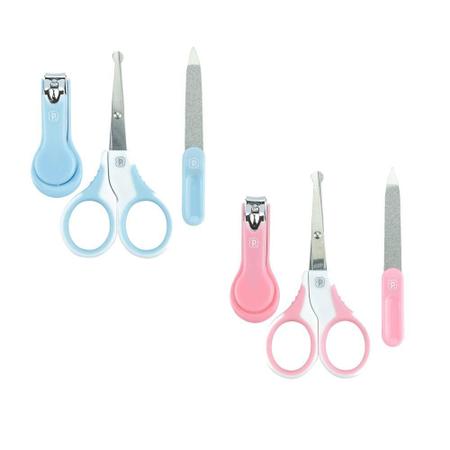 Kit Higiene Bebe Manicure Infantil Para Unhas Menina 3 Peças - Pimpolho Imagem de Kit Higiene Bebe Manicure Infantil Para Unhas Menina 3 Peças