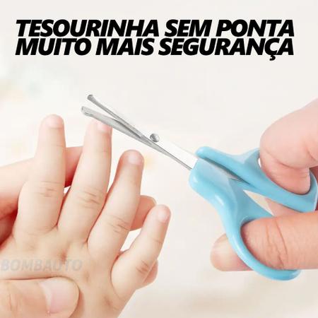 Imagem de Kit Higiene Do Bebe C/ Tesoura Termometro Sugador 10 Peças Rosa
