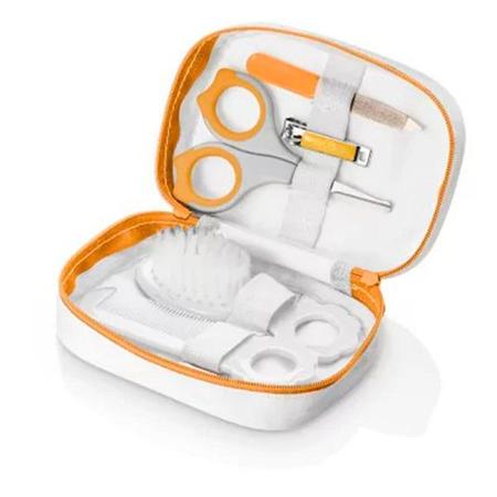 Imagem de Kit Higiene Infantil com Necesser (Laranja) - Multikids Baby