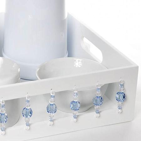 Imagem de Kit Higiene Pedra Azul Quarto Bebê Menino