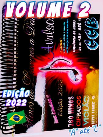 Kit Hinários Violão Avulsos Volumes 2 E 3 Só Hinos Atuais! - CCB Imagem de Kit Hinários Violão Avulsos Volumes 2 E 3 Só Hinos Atuais!