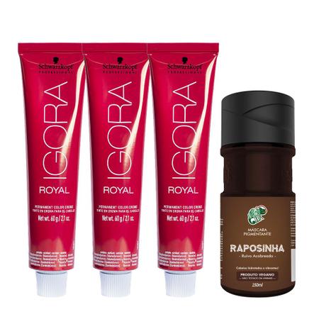 Coloração Igora Royal - Schwarzkopf - 8.77 Louro Claro Cobre Extra - 60g