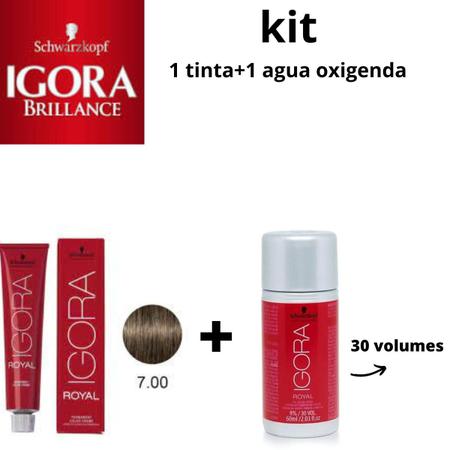 Kit Segredo da Cor - 8.77, 7.77, Água Oxigenada 20 vol, 30 vol e Raposinha  - Água Oxigenada - Magazine Luiza