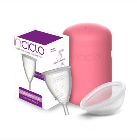 Coletor menstrual B + Disco Lovin + Capsula esterilizadora Cor:Rosa -  INCICLO - Coletor Menstrual - Magazine Luiza