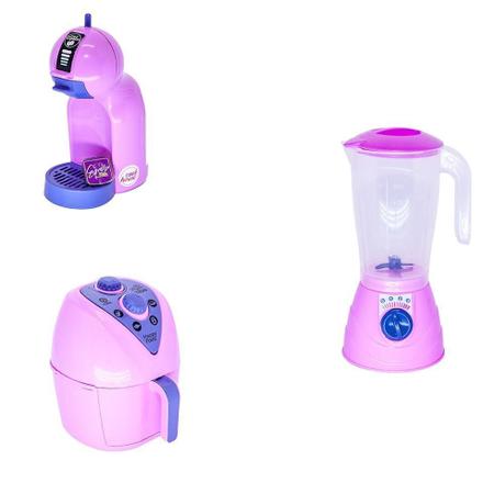 Kit Infantil Comida Geladeira Fogão Microondas Panela 55P - Altimar Imagem de Kit Infantil Comida Geladeira Fogão Microondas Panela 55P