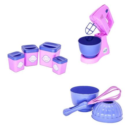 Kit Infantil Comida Geladeira Fogão Microondas Panela 55P - Altimar Imagem de Kit Infantil Comida Geladeira Fogão Microondas Panela 55P