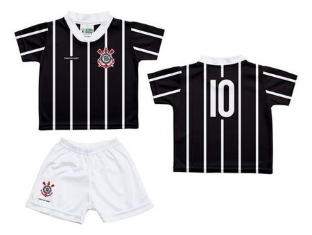 Imagem de Kit Infantil Corinthians Camisa 10 Torcida Baby Oficial