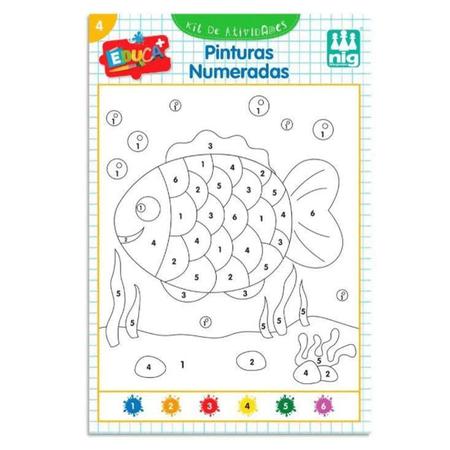 Kit Atividades Educativas Escolar Infantil Completo Premium Com Jogos  Acessórios Escolares - Brinquedo Pedagógico Infantil completo NIG - Jogos  de Memória e Conhecimento - Magazine Luiza