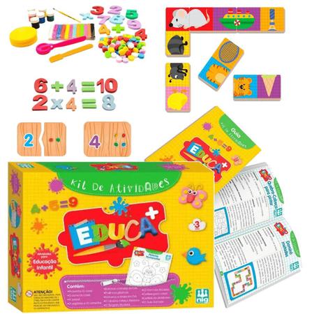 Kit de Atividades Pedagógicas Nig Educa Infantil Divertido - Tem Tem  Digital - Brinquedos e Papelaria, aqui tem!