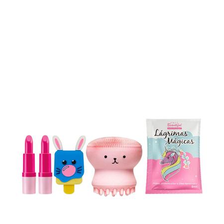 Imagem de Kit Infantil Para Criança De Maquiagem Com Maletinha Make Linda BZ124