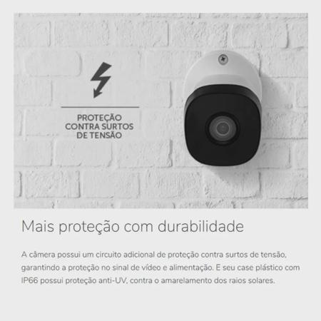 Imagem de Kit Intelbras 6 câmeras vhd 1010 dvr 8 canais 1TB 200m cabo