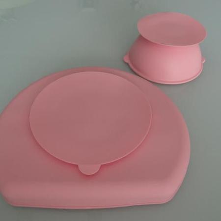 Kit Introdução Alimentar Silicone 6 Pçs Bpa Free - Verde - Fucsia Imports Imagem de Kit Introdução Alimentar Silicone 6 Pçs Bpa Free - Verde