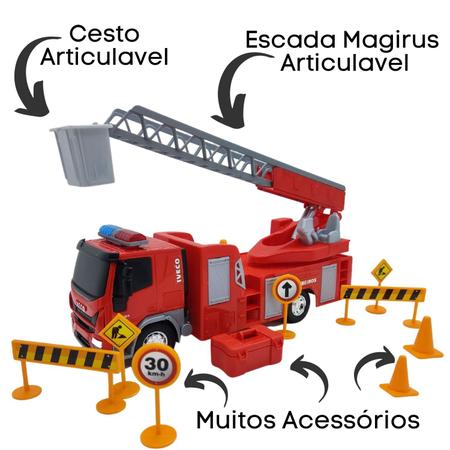 Caminhão Iveco Tector Dropside - Brinquedo réplica miniaturizada