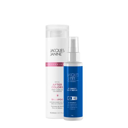 Kit Jacques Janine Professionnel After Colors Shampoo e Night Sérum (2 produtos) - Jacques Janine Professional Imagem de Kit Jacques Janine Professionnel After Colors Shampoo e Night Sérum (2 produtos)