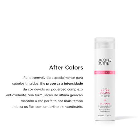 Kit Jacques Janine Professionnel After Colors Shampoo e Night Sérum (2 produtos) - Jacques Janine Professional Imagem de Kit Jacques Janine Professionnel After Colors Shampoo e Night Sérum (2 produtos)