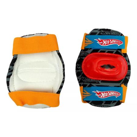 Imagem de Kit Joelheiras Cotoveleiras Munhequeiras Hot Wheels Infantil