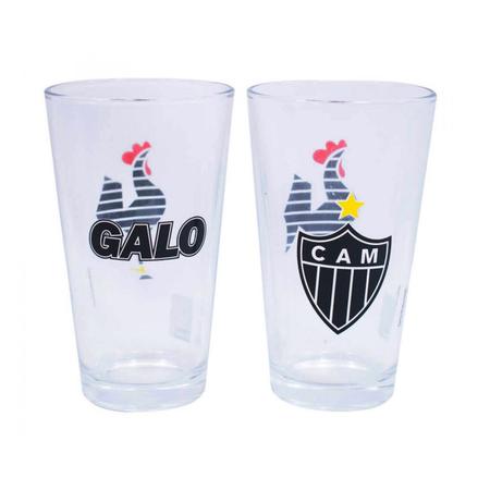 JOGO COM 2 COPOS DE VIDRO 475ml - Santos - JOGO COM 2 COPOS DE VIDRO 475ml  - Santos - CANECAS/COPOS