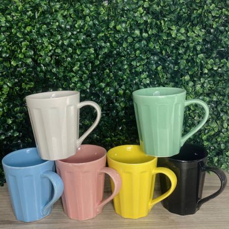 Jogo 6 Xícara Chá Café Verde 170Ml Porcelana - Mundo Da Porcelana - Xícaras  de Café - Magazine Luiza