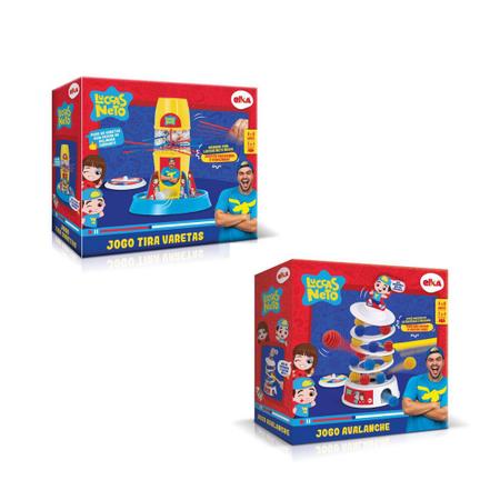 Brinquedo Jogo Kit Lucas Neto 2 Jogos Varetas e Avalanche - Elka - Outros  Jogos - Magazine Luiza