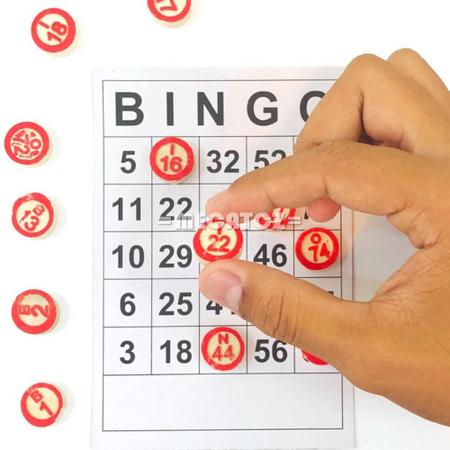 Jogo De Bingo Com Cartelas E Pedras - Brinquedo