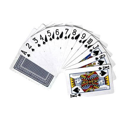 Kit Jogo de Cartas Baralho truco poker Papel - Preto LT - 20026P