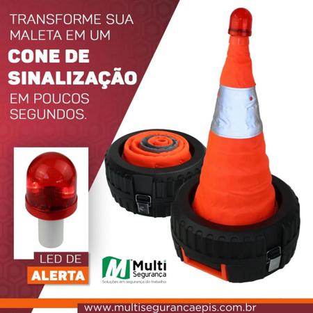 Imagem de Kit/jogo caixa de ferramentas 13 peças maleta cone para carro