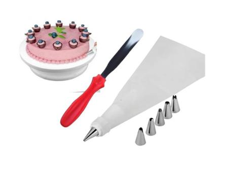 Kit Jogo Confeiteiro 8 peças Saco com Bico e Espátula alisadora Inox Bolo  Confeitar Conjunto Decoração - Insta Home - Utensílios para Confeitaria -  Magazine Luiza