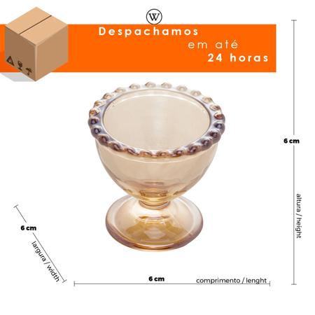 Jogo Porta Ovos 6pçs Pearl 6,5X6cm 35344 Wolff