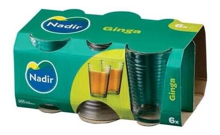 Imagem de Kit Jogo Copos Ginga 265ml Jarra 1.5 L Água Refrigerante Nadir