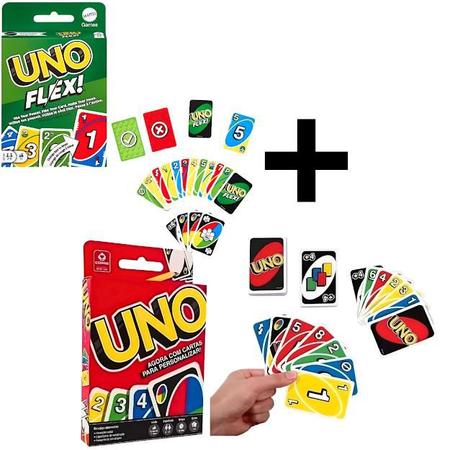 Uno Flex Novo Jogo De Cartas Cores Brinquedo Criança Hmy99