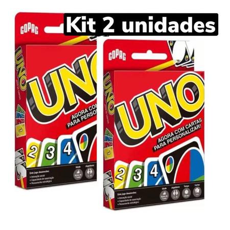 Kit 2 Jogos De Cartas De Baralho P/ Crianças Jogo Mico E Uno