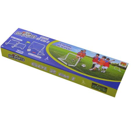 Kit Jogo de Futebol Sozinho Ou Com Amigos Completo - DM Toys - Chute a Gol  Infantil - Magazine Luiza