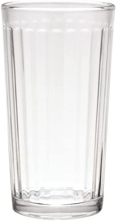 Mimo Style Jogo de Jarra 1L e 6 Copos de Vidro 260ml Transparente Linha  Slim com Alto Relevo, Kit Prático para Sua Cozinha, Ideal para Servir Água,  Suco e Outras Bebidas