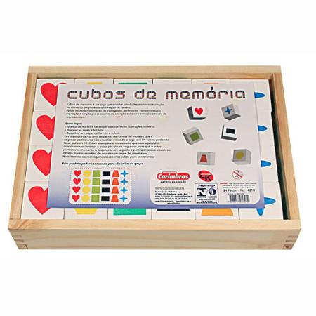 Jogo da Memória Montessori  Jogo da memória de com padrões de