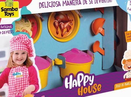Imagem de Kit Jogo De Panelas Infantil Menina Samba Toys Baby