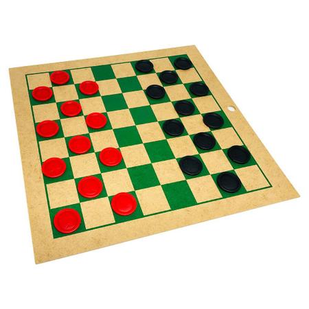 Jogo de Dama e Ludo Educativo Infantil Tabuleiro em Madeira - Carimbras - Jogo  de Dominó, Dama e Xadrez - Magazine Luiza