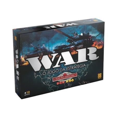 Clássico Jogo De Guerra Estratégico War II Brinquedos Grow - Jogos -  Magazine Luiza