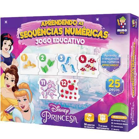 Kit 2 Jogos Quebra Cabeça Princesas Infantil C/ 30 Peças