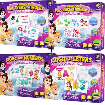 Jogo das Letras Princesas Disney Mimo Toys - Jogos Educativos - Magazine  Luiza