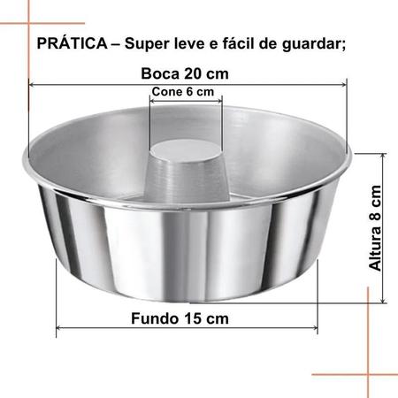 Jogo de Assadeiras Formas De Bolo, Pudim e Torta 7 Peças Aluminio - Lima  Formas - Forma / Assadeira de Bolo - Magazine Luiza