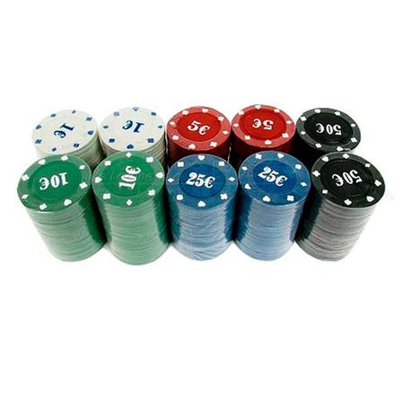 Imagem de Kit Jogo Lata De Poker 200 Fichas Numeradas