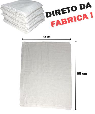 Kit 10 unidades Pano De Chão Branco Limpeza Diária 40x65cm Algodão  (Alvejado) - Cozinha Decorada - Pano - Magazine Luiza