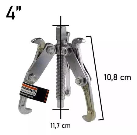 Imagem de Kit Jogo Saca Polia C/3 Garras ( 4"-100mm , 6"-150mm E 10"-250mm )