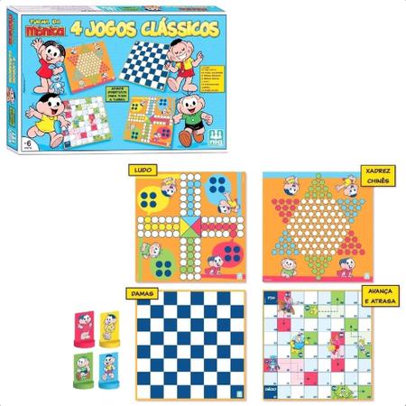 Jogos Classicos Dama E Ludo 7548 - Brincadeira De Criança - Doremi  Brinquedos