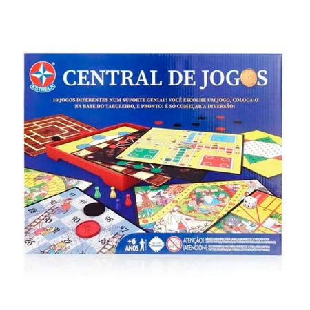 Kit De Tabuleiros Central De Jogos 10 Opções Estrela