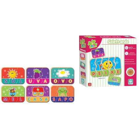 Kit Com 2 Jogos Infantis Educativos 4+ Anos Coleção Crescer Nig: Sílabas +  Alfabeto - Brinquedos Educativos - Magazine Luiza