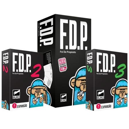 FDP Foi De Propósito 2 Expansão Buró Jogo De Cartas - Two Head Games